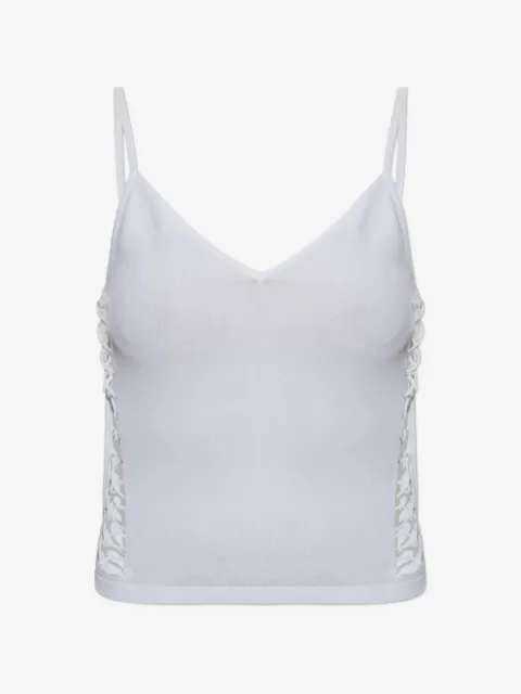 DSQUARED2 suéter tejido con aberturas y cuello en V