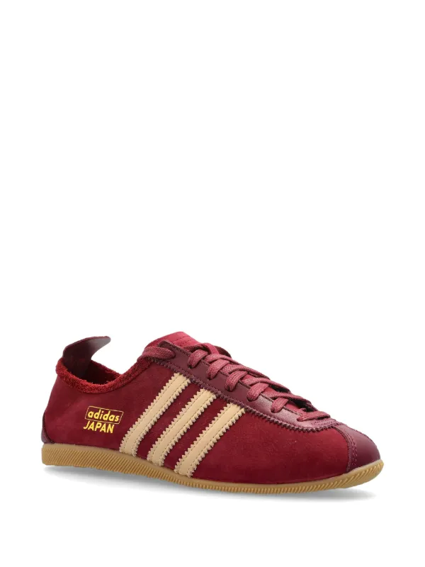 Adidas Japan Stripes lace-up Sneakers | Red | FARFETCH AO