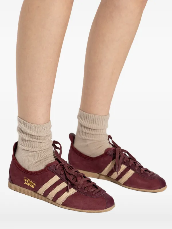 Adidas Japan Stripes lace-up Sneakers | Red | FARFETCH AO