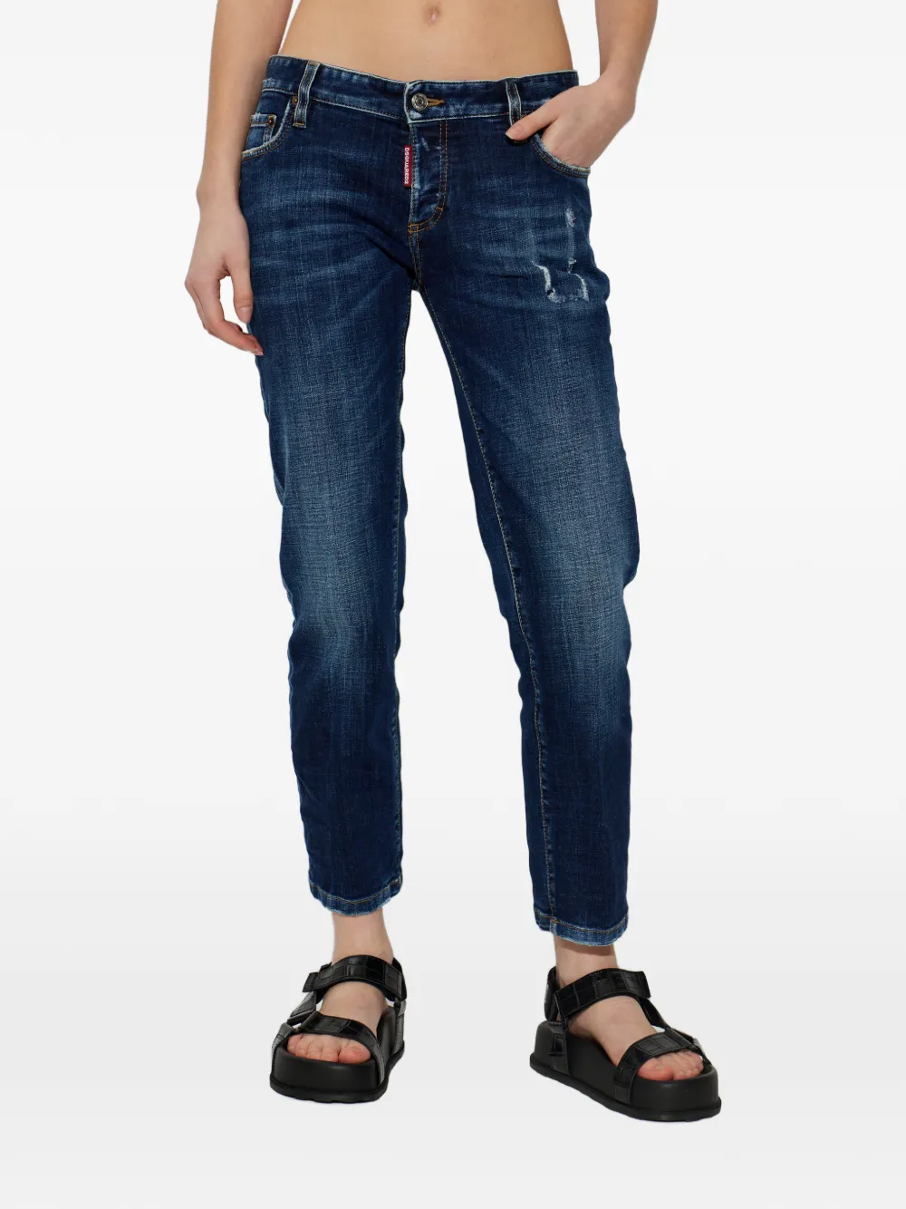  Dsquared2 Distressed Trousers - Blue 