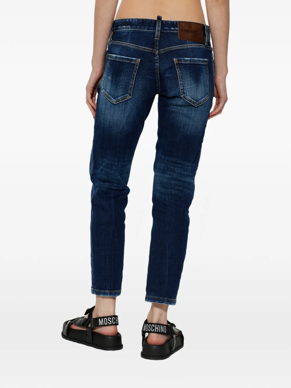 DSQUARED2 Gerafelde broek Blauw