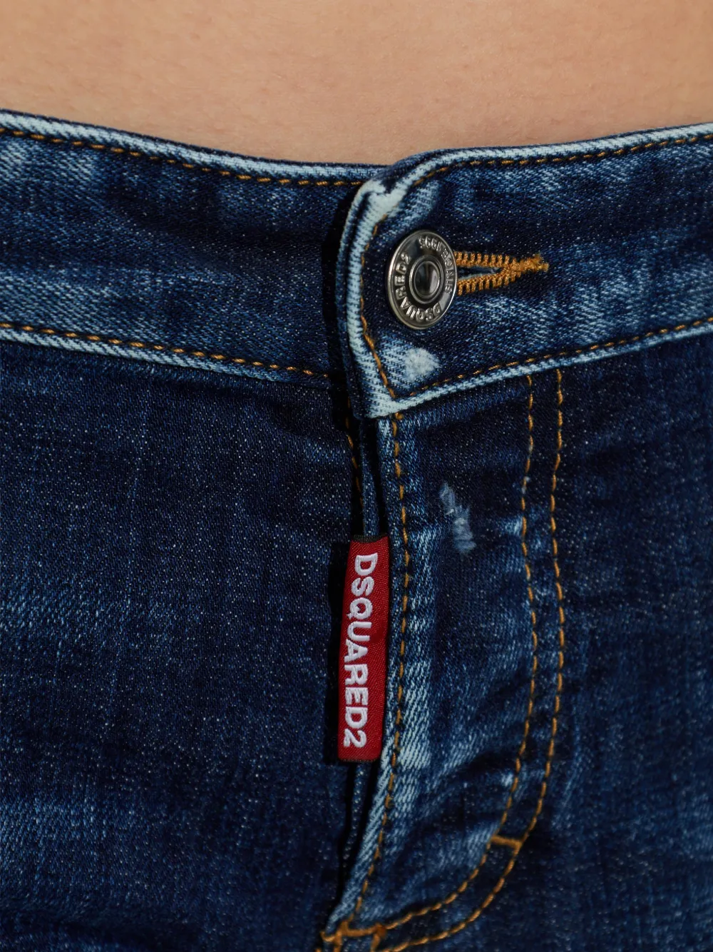 DSQUARED2 Gerafelde broek Blauw