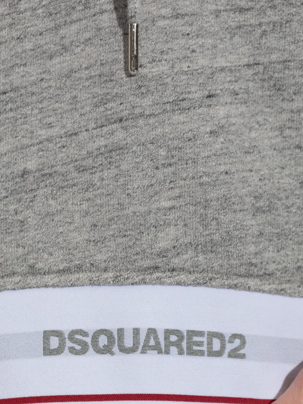 DSQUARED2 Cropped hoodie Grijs