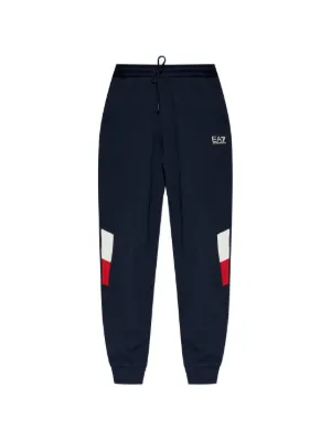 Ea7 Emporio Armani サイドストライプ トラックパンツ | ブルー