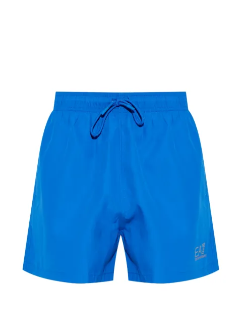 Ea7 Emporio Armani shorts de playa con detalle del logo