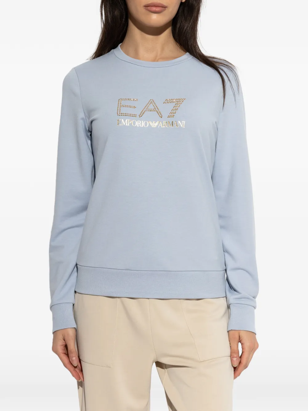 Ea7 Emporio Armani Evolution sweater Blauw