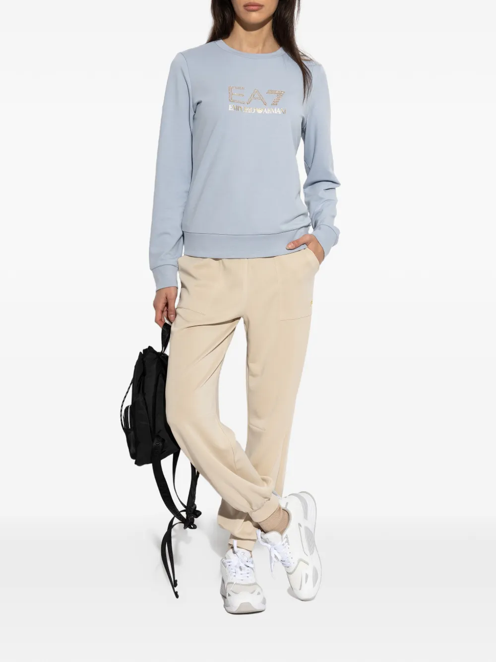 Ea7 Emporio Armani Evolution sweater Blauw