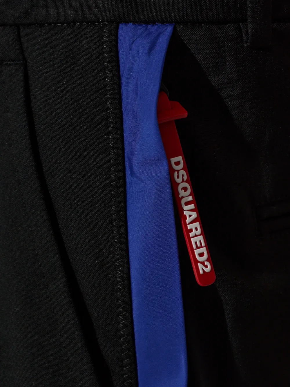 DSQUARED2 Broek met geplooid detail Wit