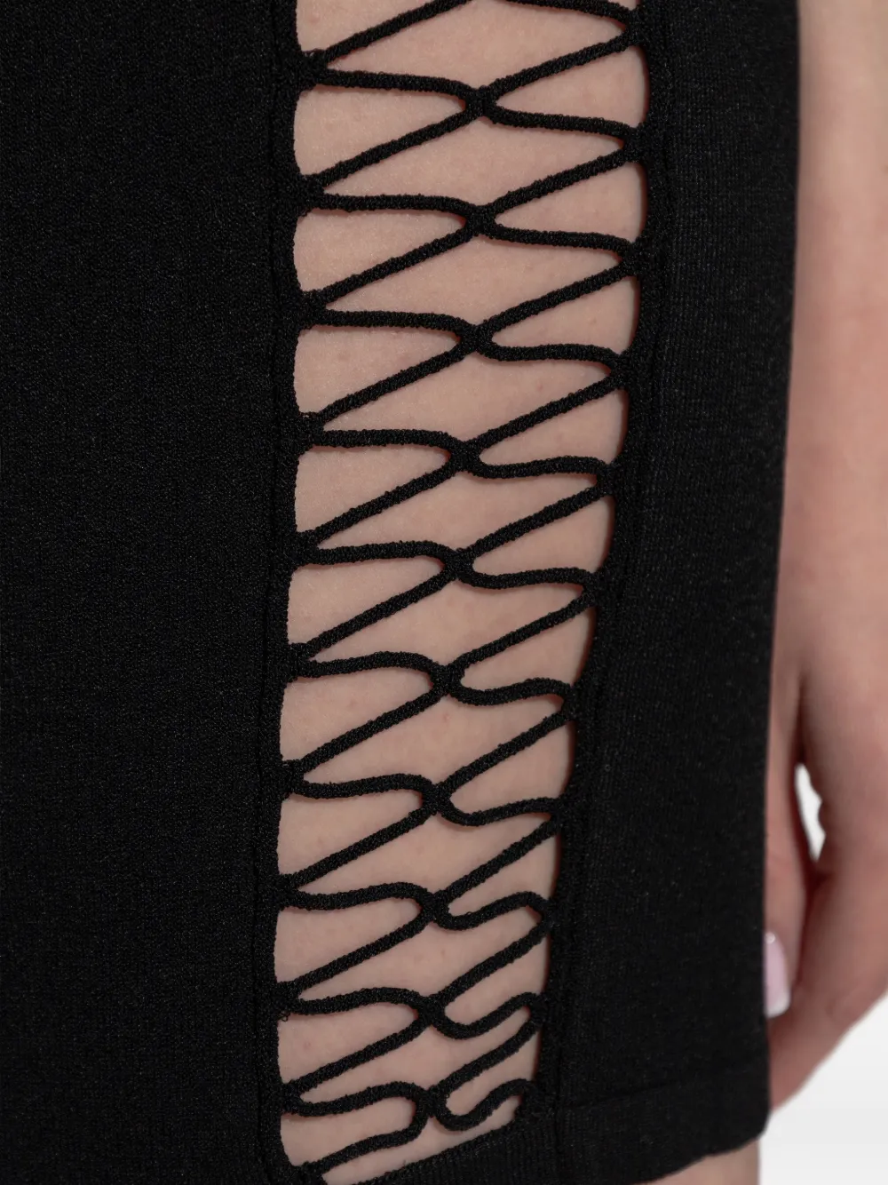 DSQUARED2 Mini-jurk met uitgesneden details Zwart