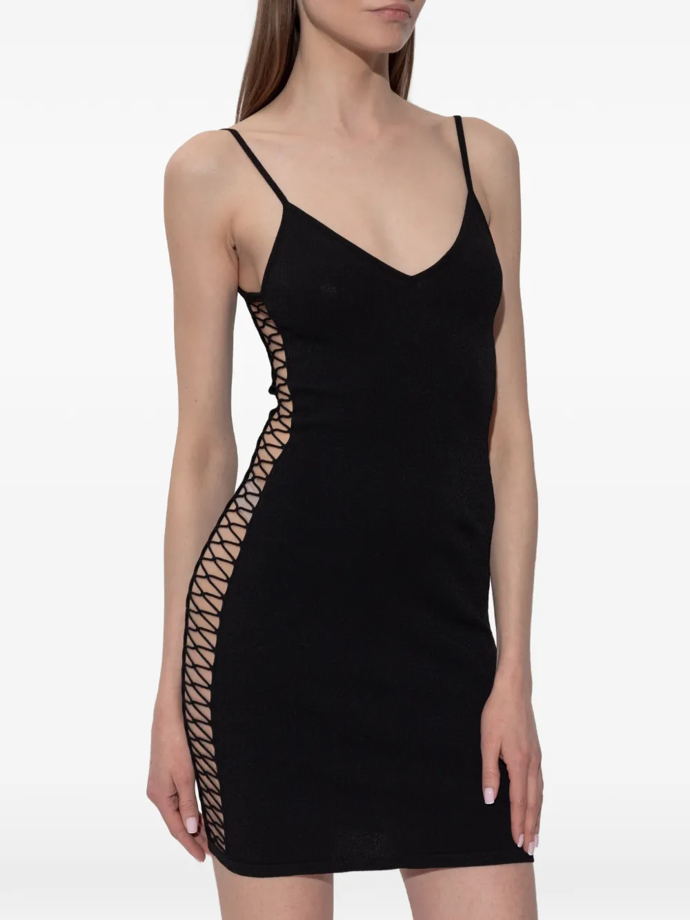 DSQUARED2 Mini-jurk met uitgesneden details Zwart