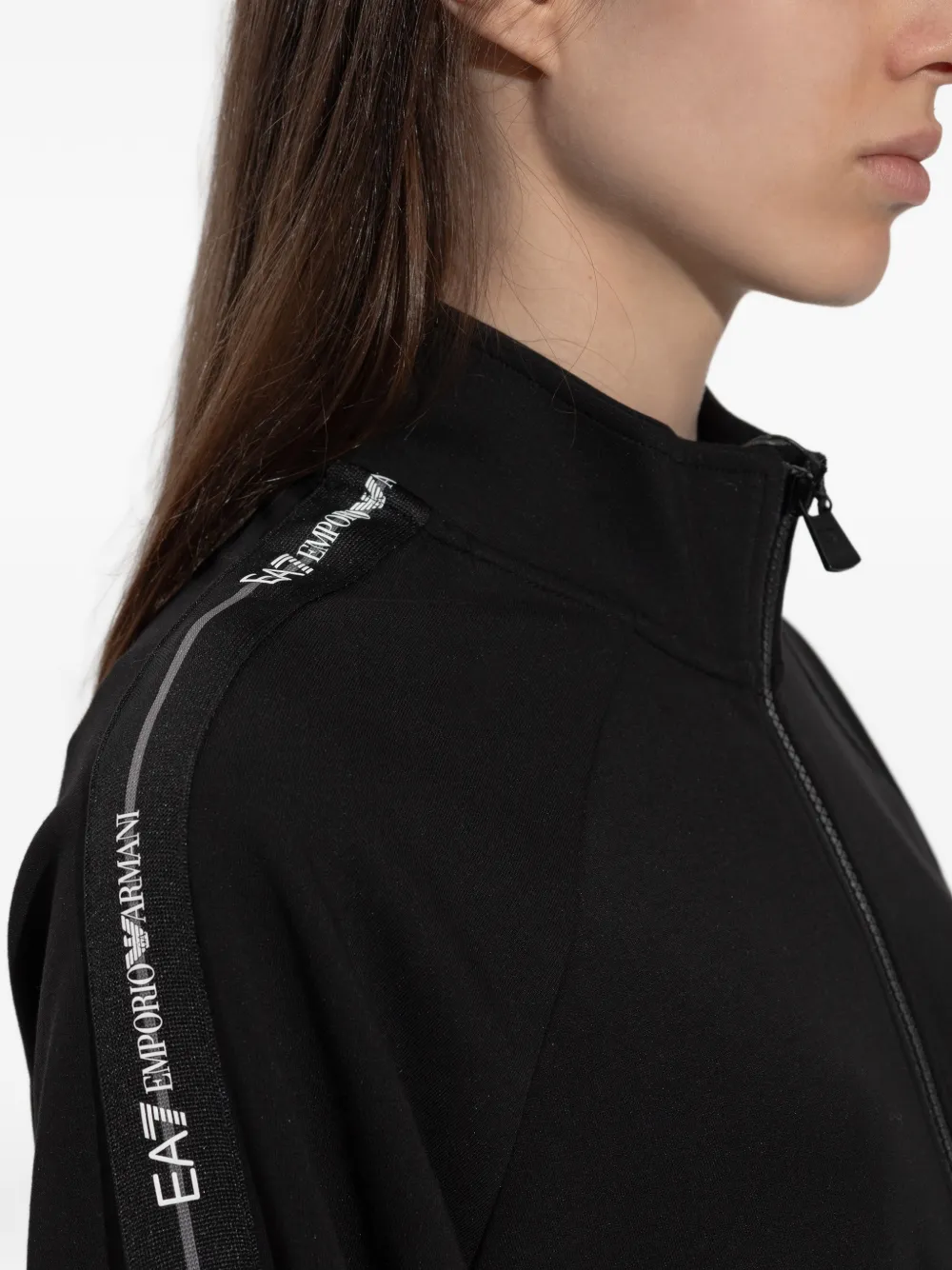 Ea7 Emporio Armani ロゴ トラックスーツ | ブラック | FARFETCH JP