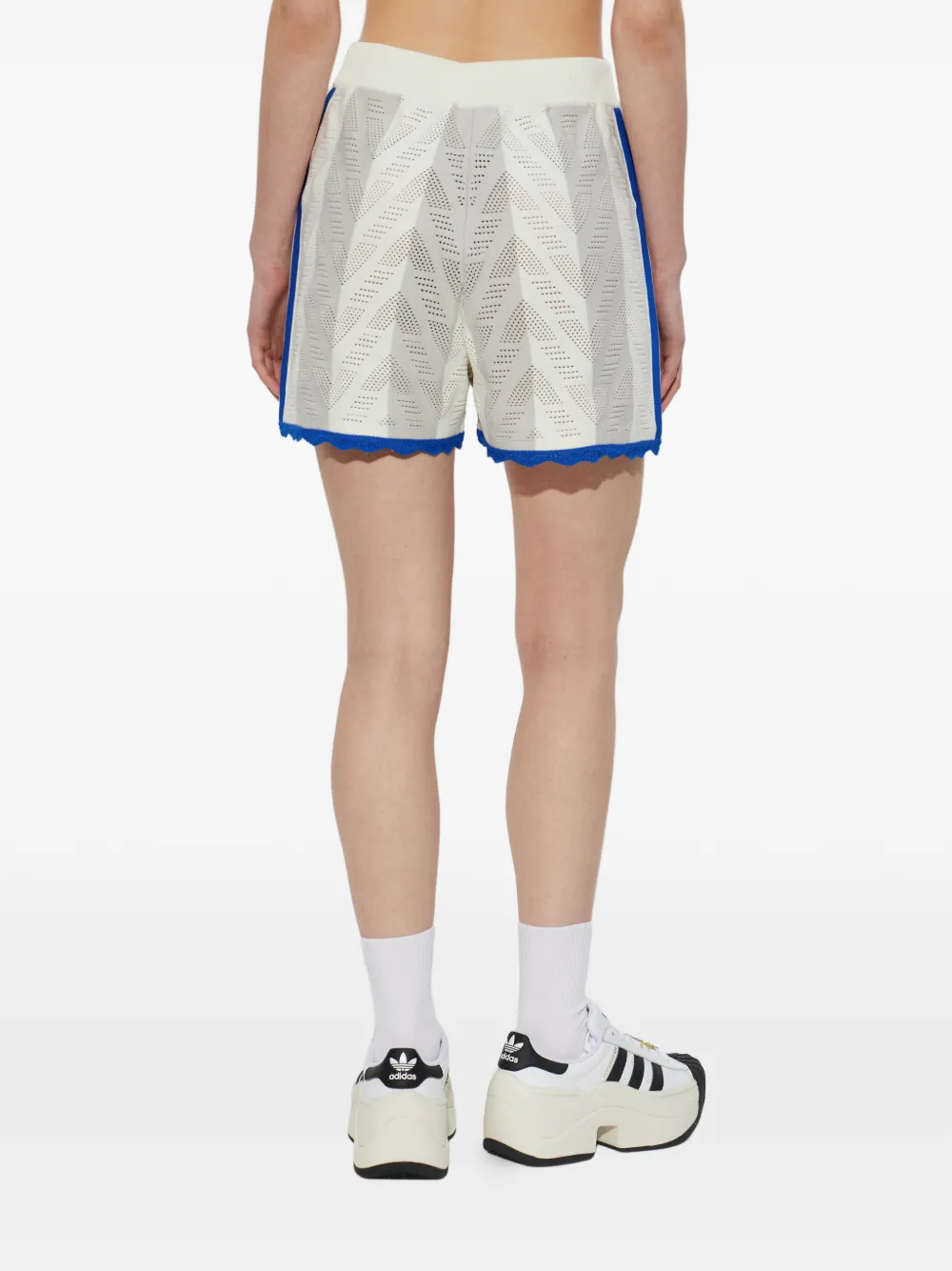 adidas Firebird mini-shorts Wit
