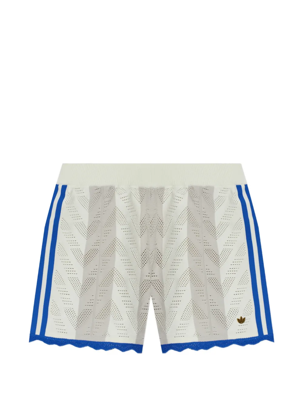 adidas Firebird mini shorts - Bianco