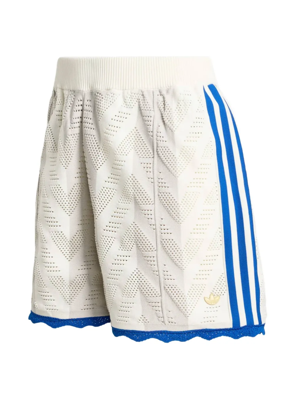 adidas Firebird mini shorts - White