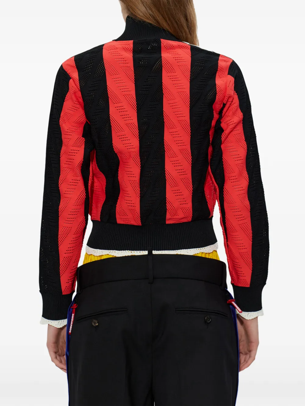 adidas Gestreept logopatches vest Rood