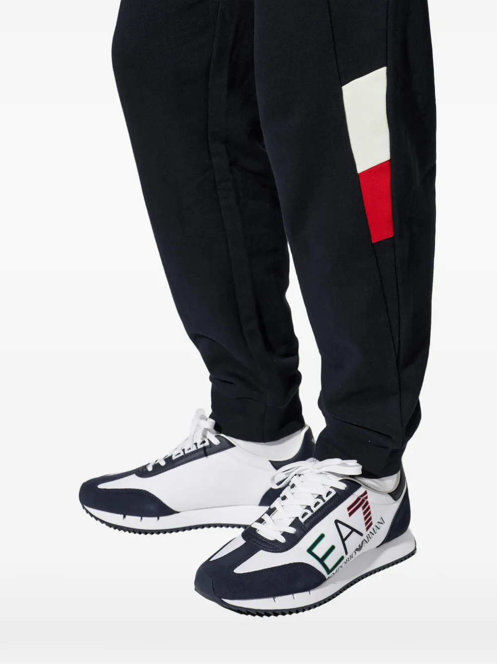 Ea7 Emporio Armani Leren sneakers Wit