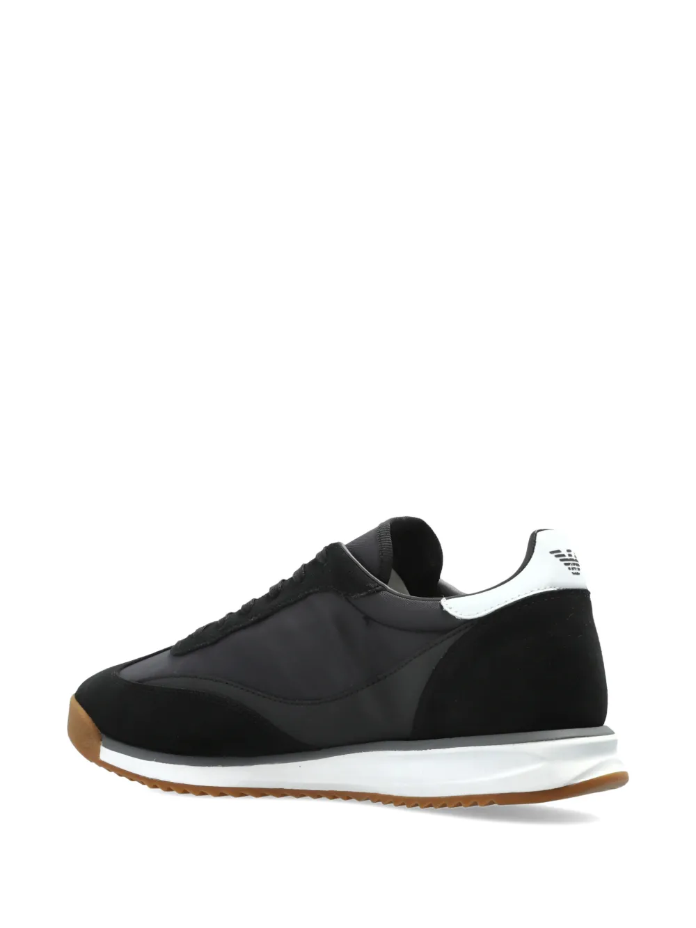 Ea7 Emporio Armani Sneakers met vlakken en logoprint Zwart