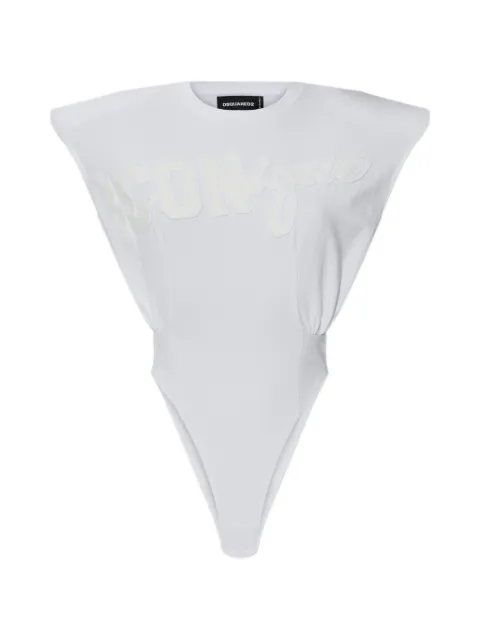 DSQUARED2 logo-embellishment bodysuit