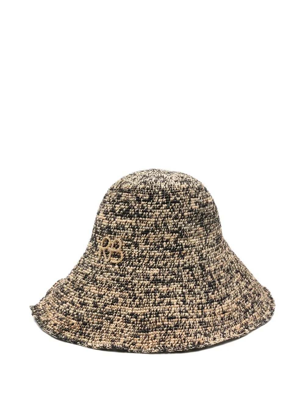 Ruslan Baginskiy logo applique hat - Nero