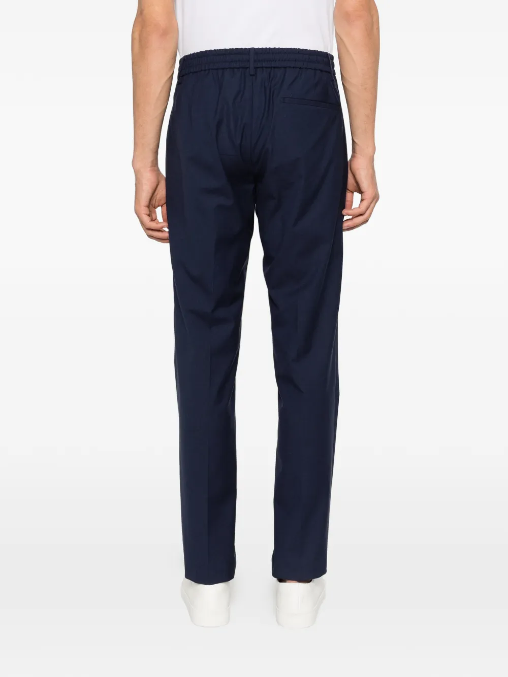 Berwich Spiaggia broek met trekkoord Blauw