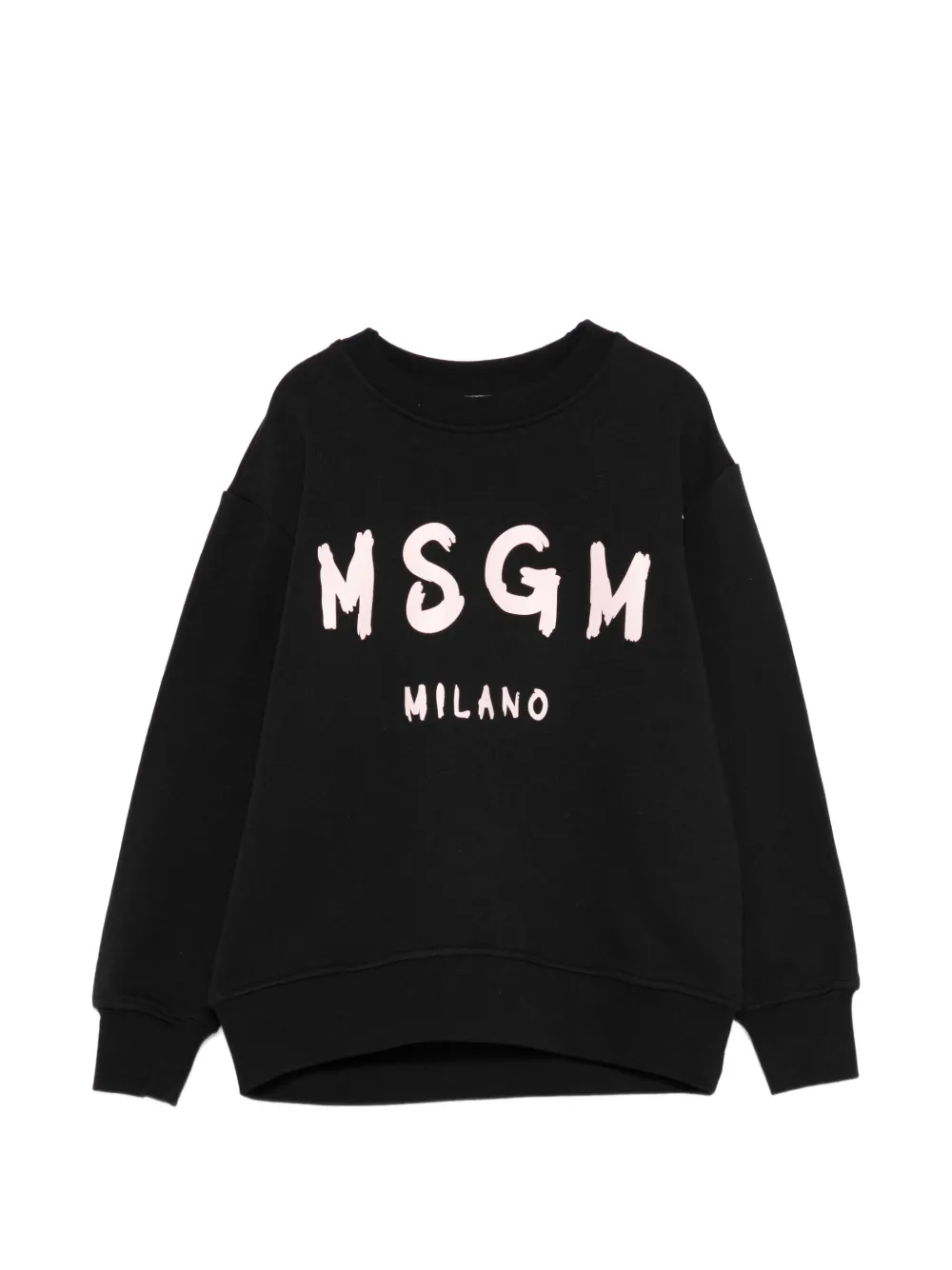 MSGM Kids logo-print sweatshirt - Black