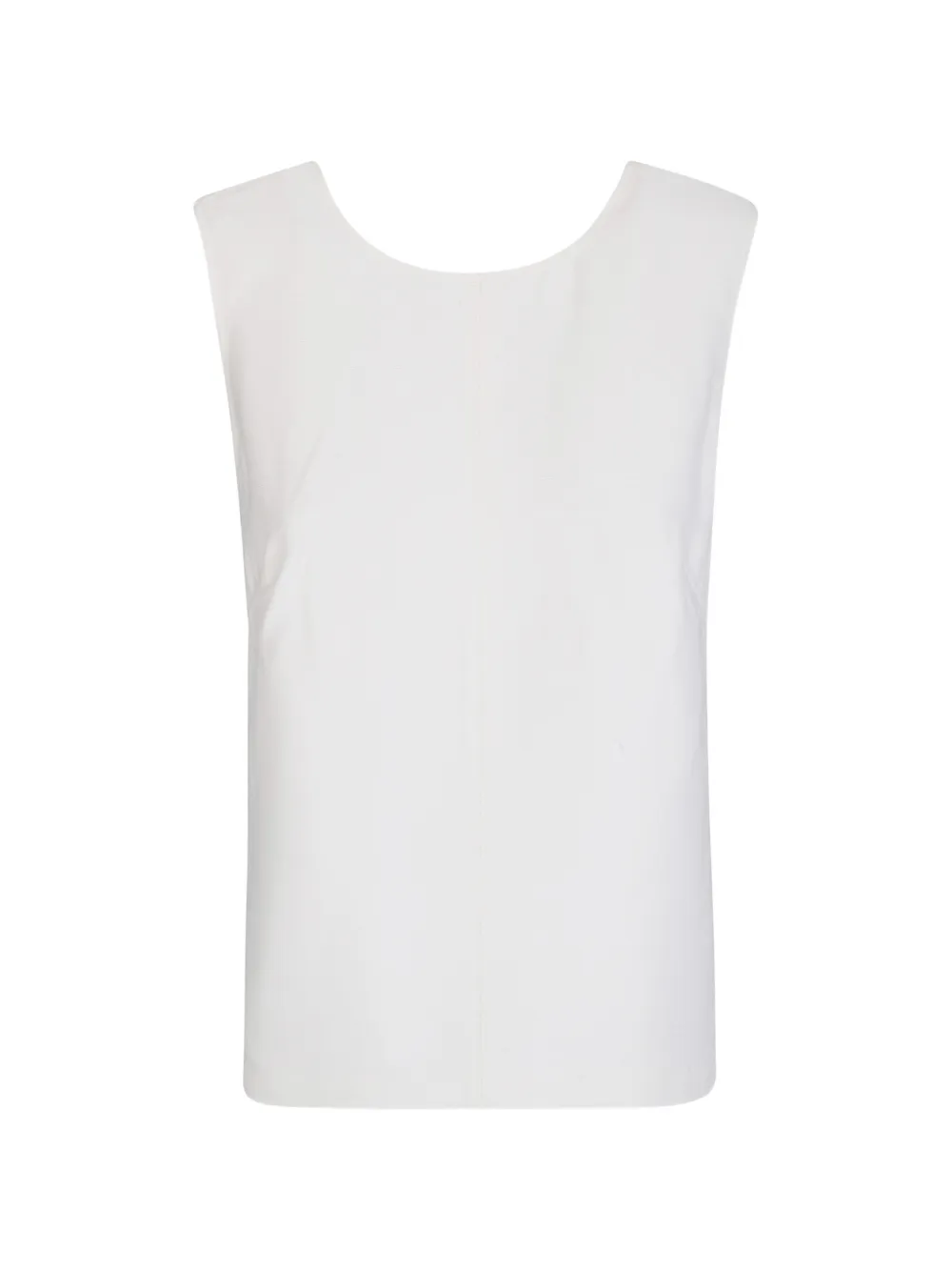 Calvin Klein textured sleeveless top - Bianco