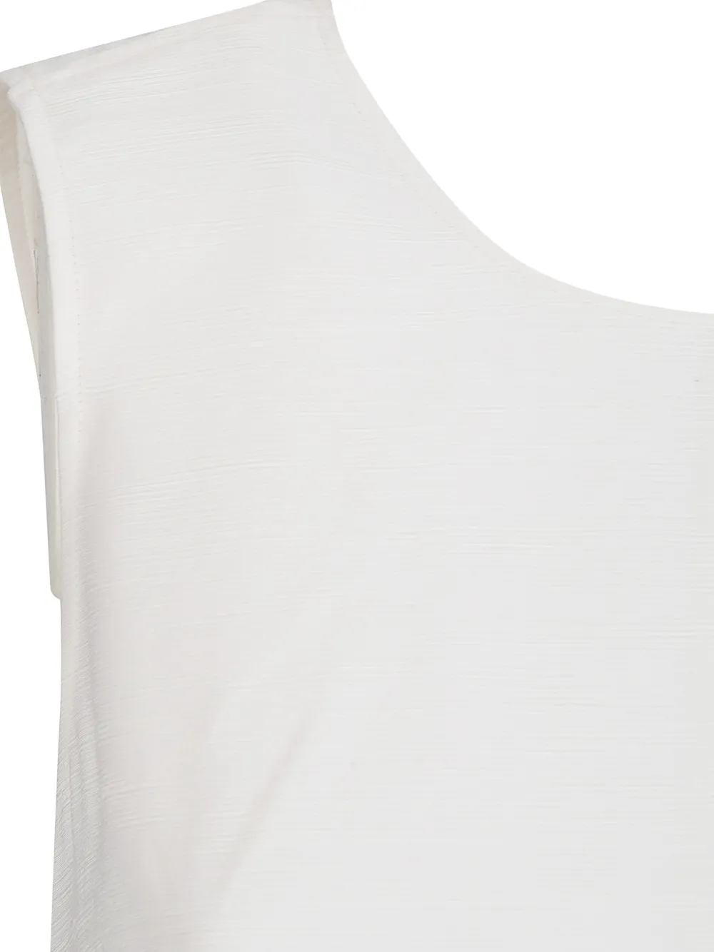  Calvin Klein Textured Sleeveless Top - White 