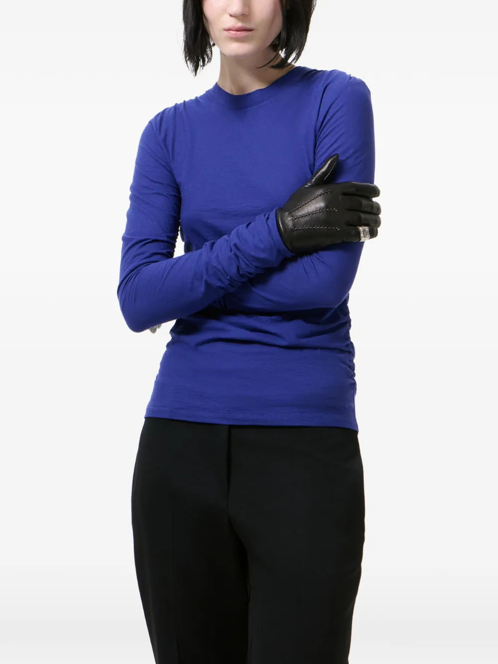 OUR LEGACY Getailleerde top met lange mouwen Blauw