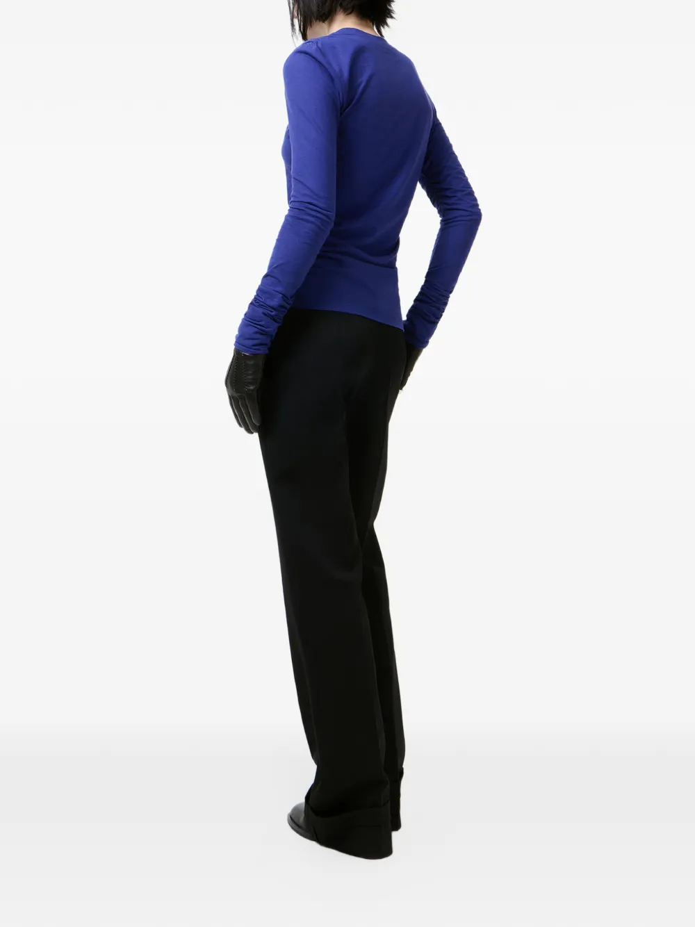 OUR LEGACY Getailleerde top met lange mouwen Blauw