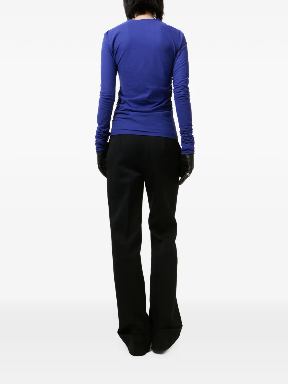 OUR LEGACY Getailleerde top met lange mouwen Blauw