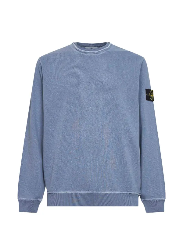 Stone Island コンパスバッジ スウェットシャツ | ブルー | FARFETCH JP