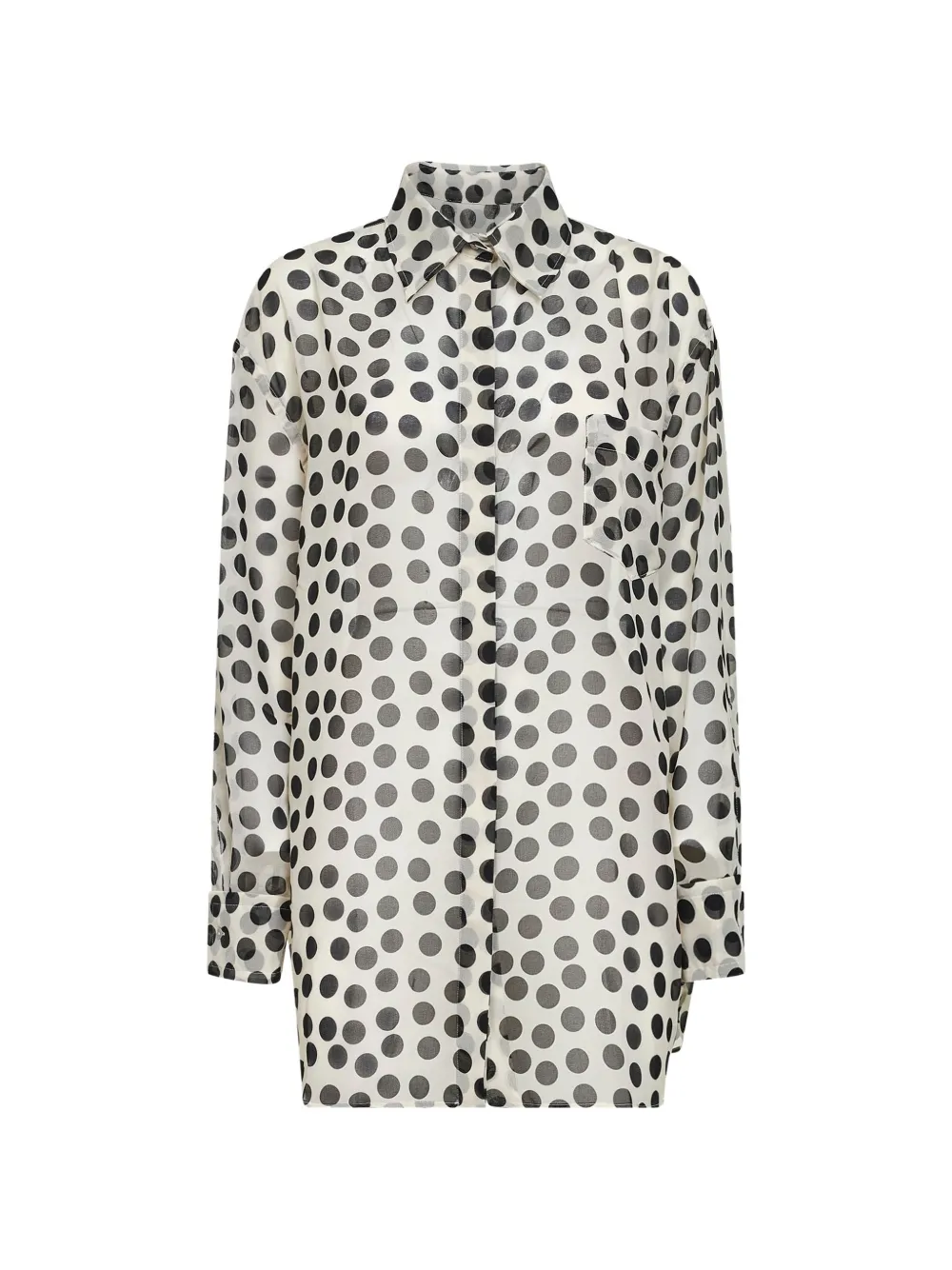 CHIARA BONI La Petite Robe polka-dot shirt - Toni neutri