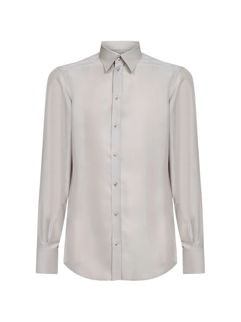 Dolce & Gabbana button-placket long-sleeve shirt - Grigio