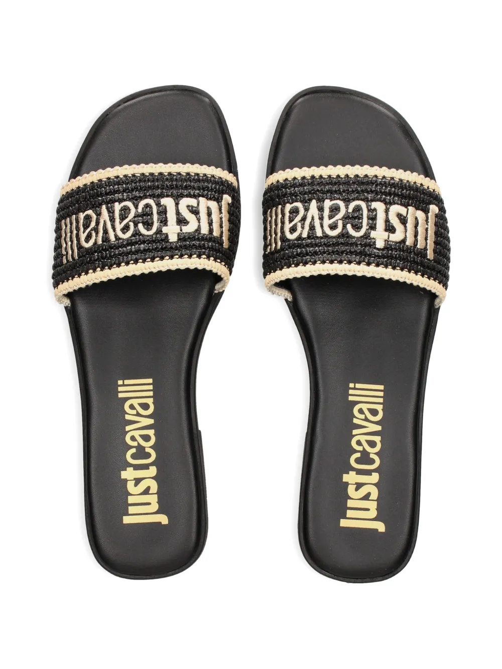 Just Cavalli Elisie muiltjes Zwart