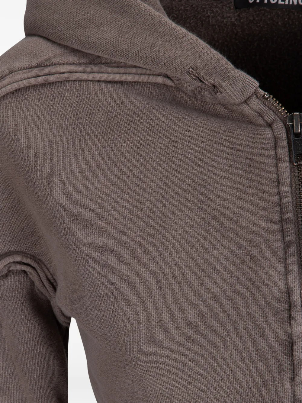  Ottolinger Sutured Zip Hoodie - Brown 