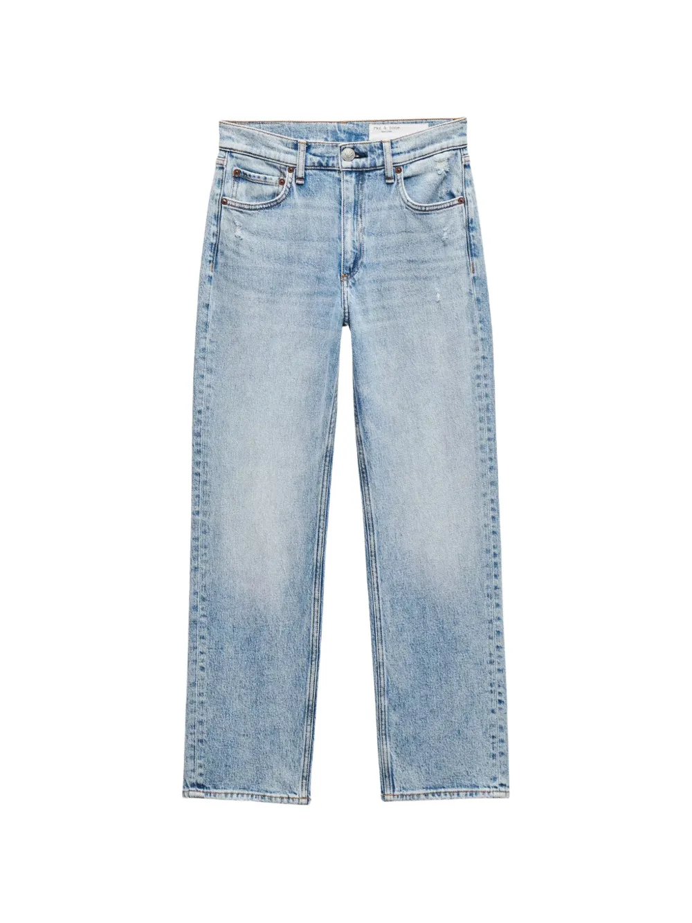 rag & bone Harlow straight-cut jeans - Blu