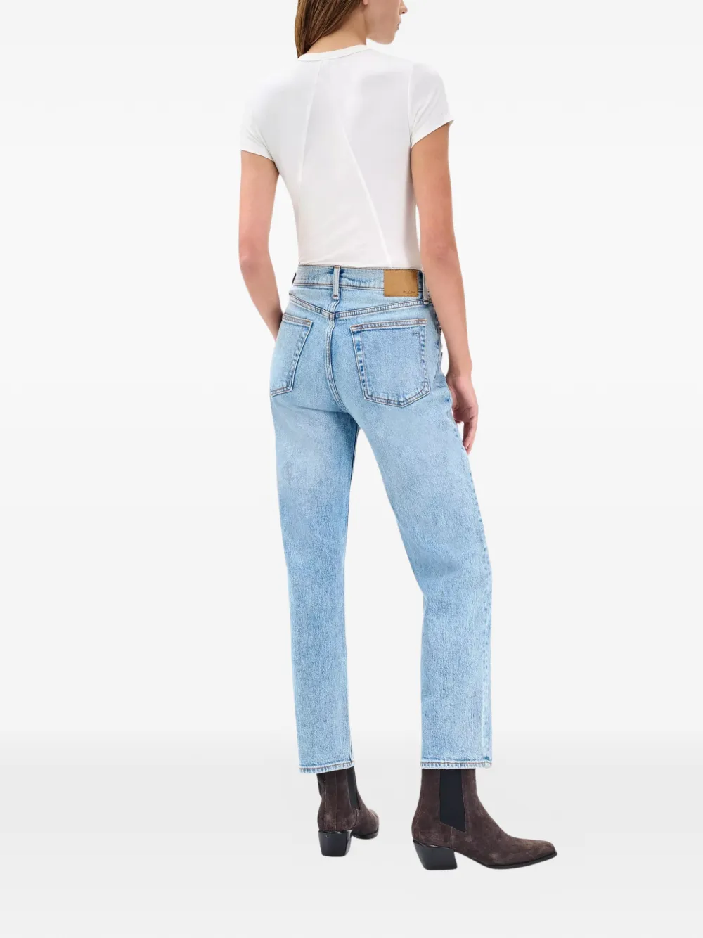  Rag & Bone Vaqueros Harlow Rectos - Azul 