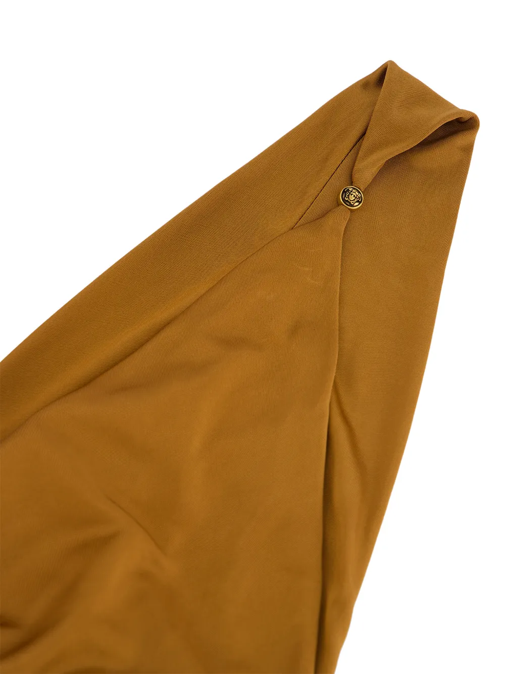 Versace Geplooide avondjurk Bruin
