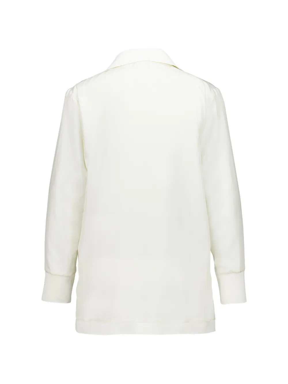  Paula Diane V-neck Long-sleeve Blouse - Neutrals 