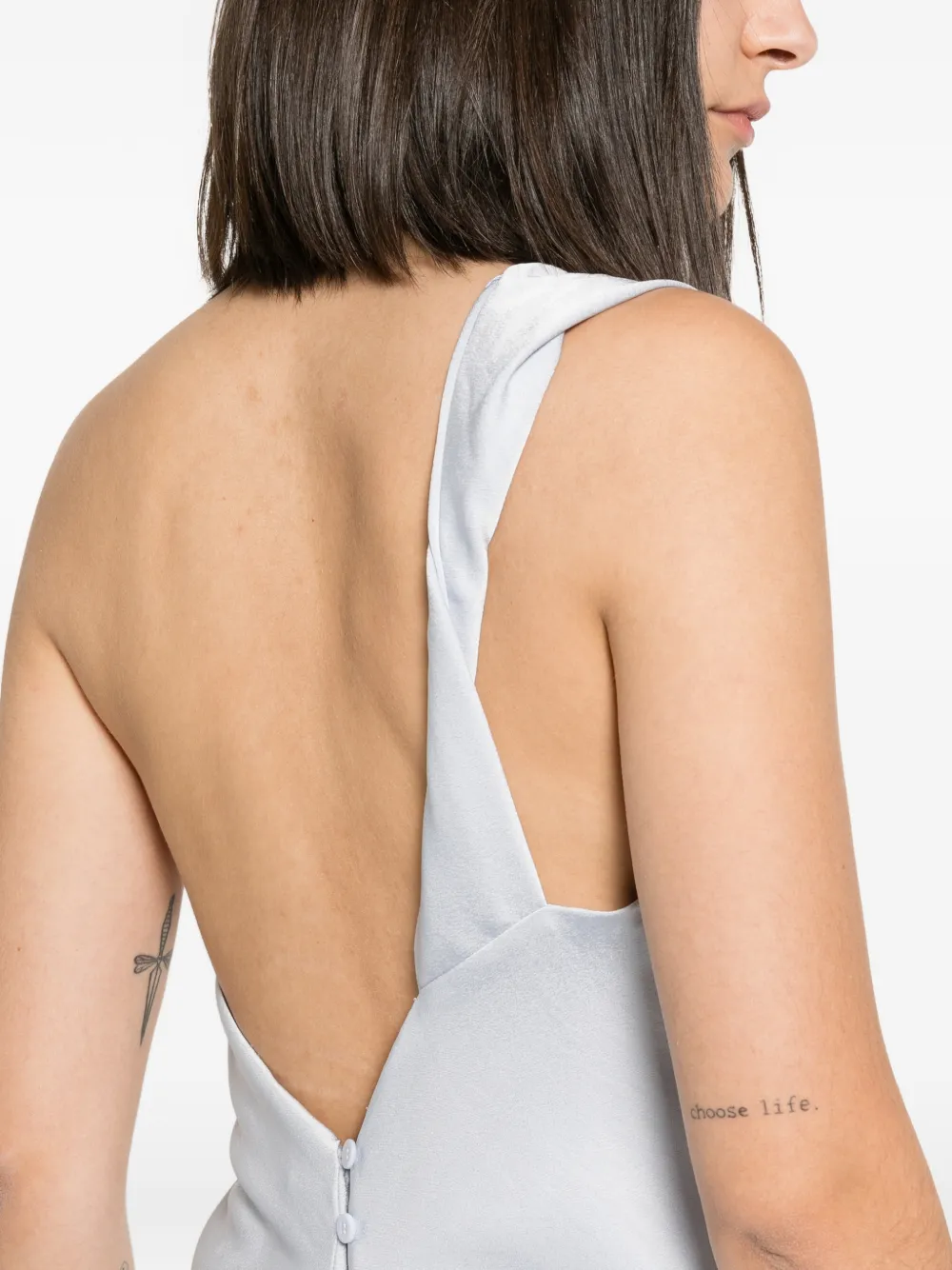 Eleh Asymmetrische jurk Blauw