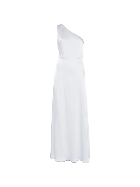 Eleh robe longue satinée à une épaule