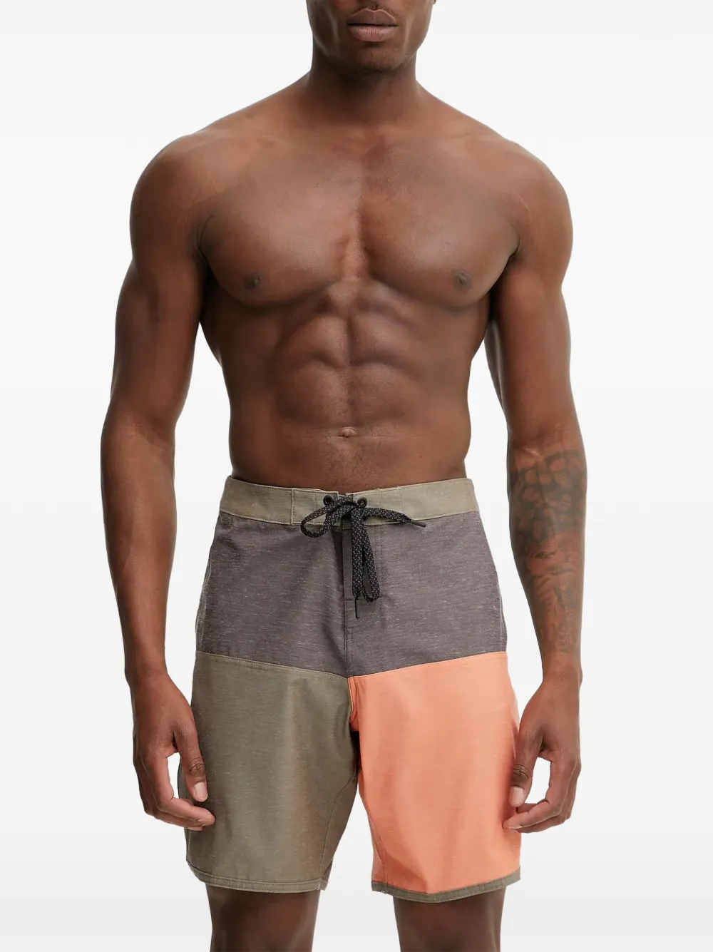 PICTURE colour-block swim shorts
