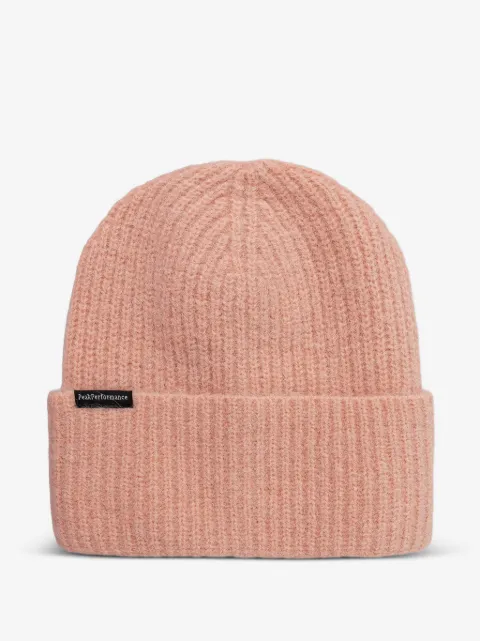 Peak Performance ribbed-knit beanie hat