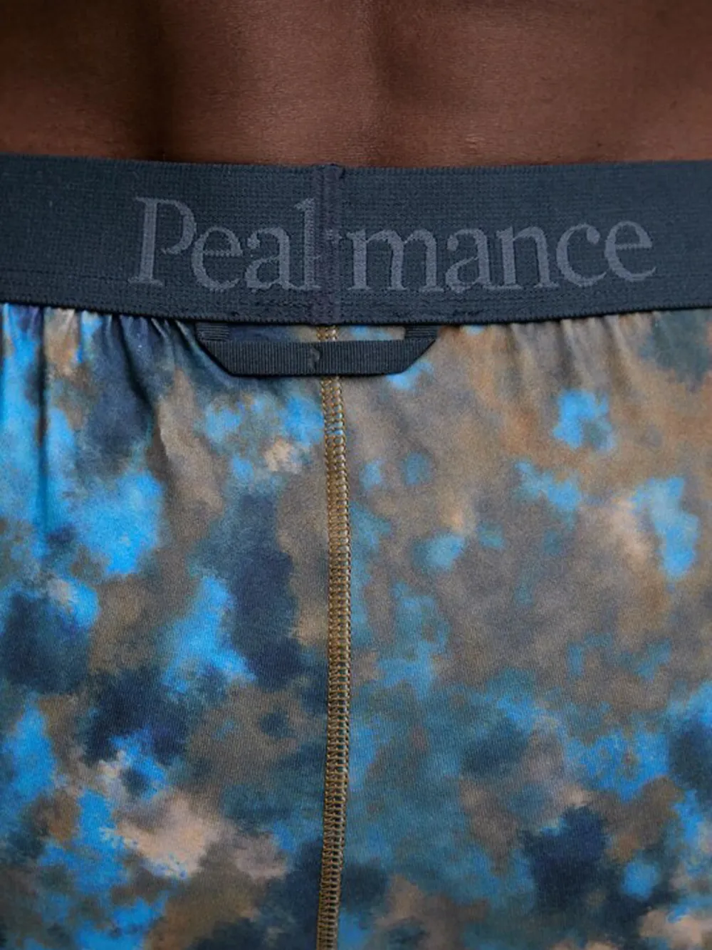 Peak Performance Cropped legging met print Blauw