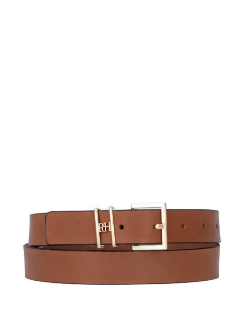 Pedro Del Hierro logo-detail square buckle belt