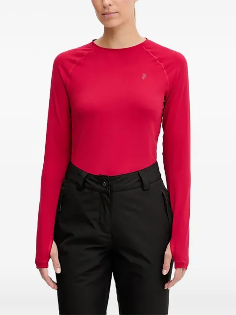 Peak Performance thumbhole crew-neck top