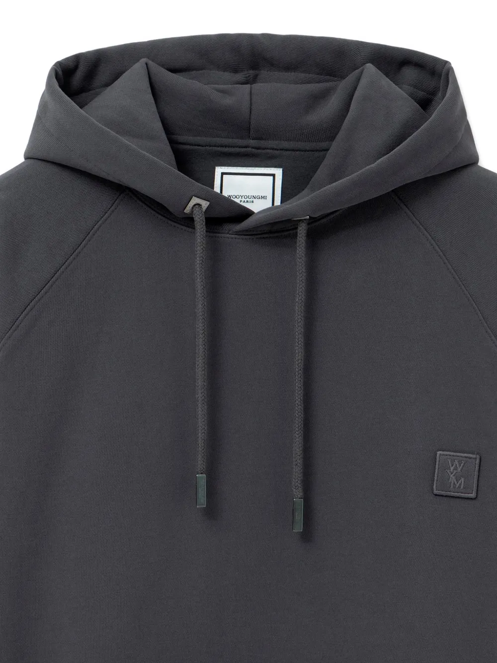 Wooyoungmi Hoodie met logoprint Grijs