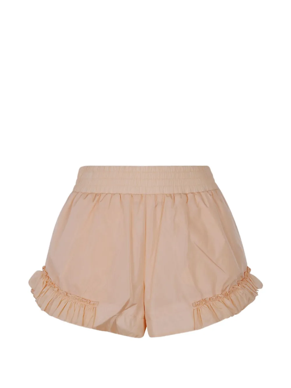 Simone Rocha frill track shorts - Toni neutri
