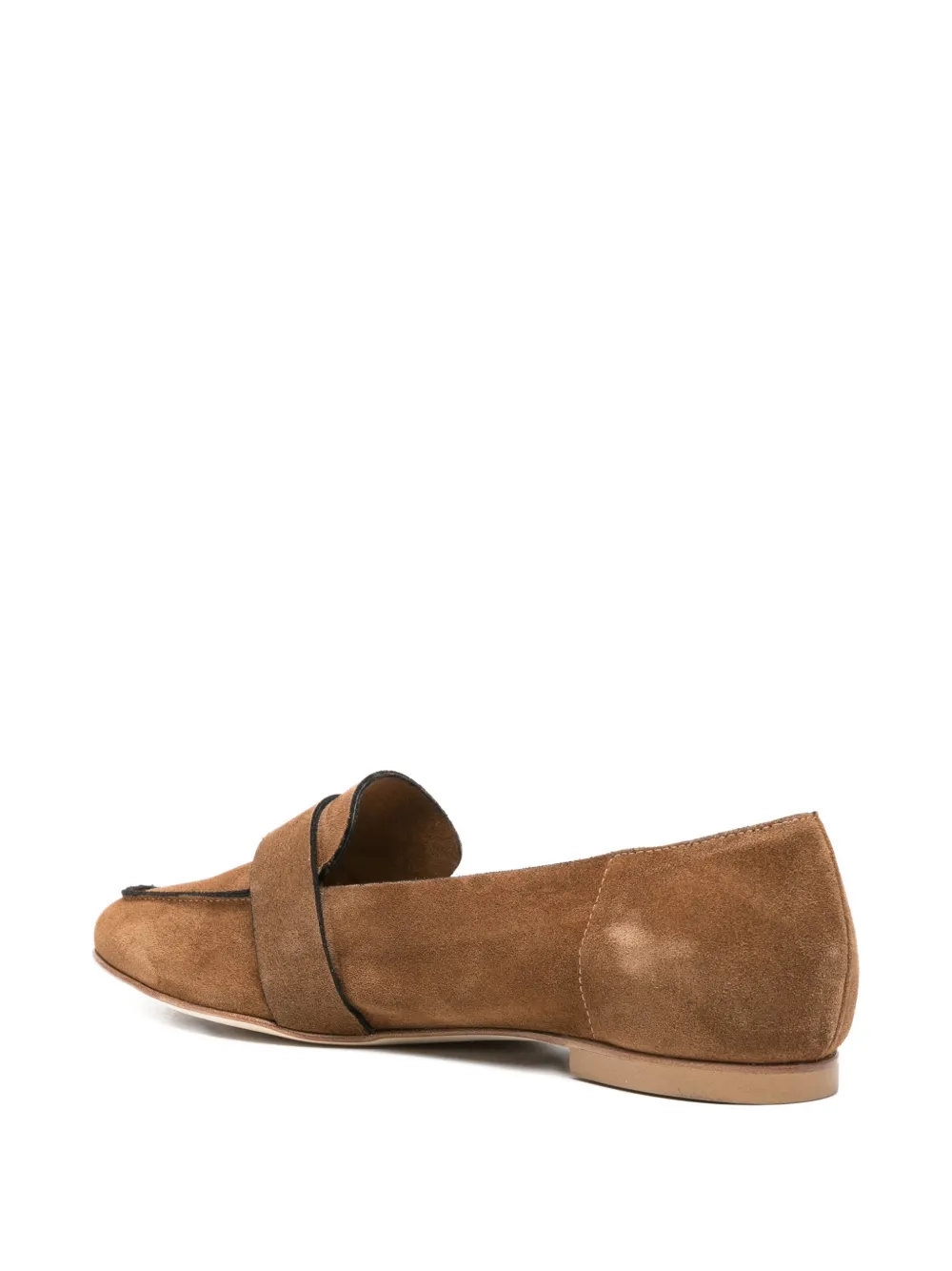 Anna F. Suède loafers Bruin