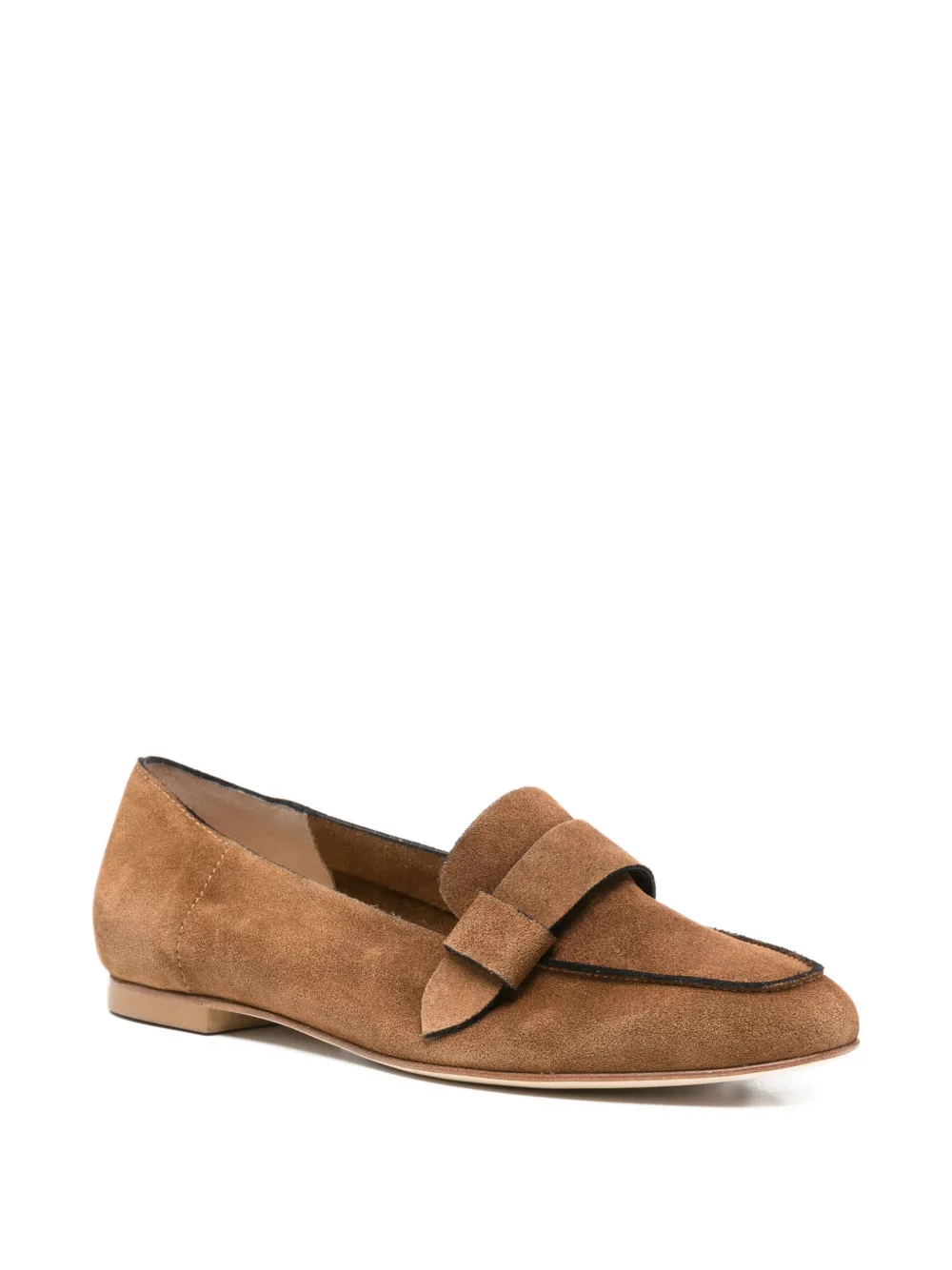 Anna F. Suède loafers Bruin
